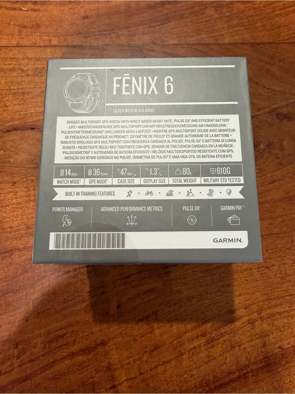 garmin never used